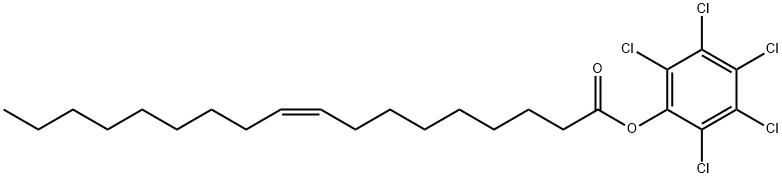 五氯苯基油酸酯, 10443-46-6, 结构式