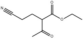 Ethyl 2-acetyl-4-cyanobutyrate Struktur
