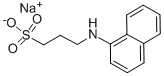 N-(1-NAPHTHYL)-3-AMINOPROPANESULFONIC ACID SODIUM SALT Structure
