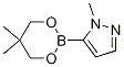 1-Methyl-1H-pyrazole-5-boronic acid neopentyl glycol ester Structure