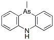 5,10-ジヒドロ-10-メチルフェナルサジン 化学構造式