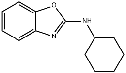 2-(シクロヘキシルアミノ)ベンゾオキサゾール 化学構造式