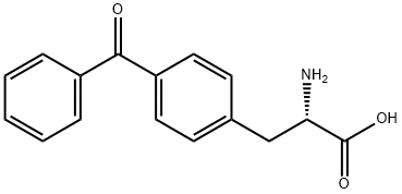 4-苯甲酰基-L-苯基丙氨酸, 104504-45-2, 结构式