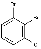 1,2-ジブロモ-3-クロロベンゼン 化学構造式
