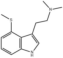 4-methylthiodimethyltryptamine 结构式