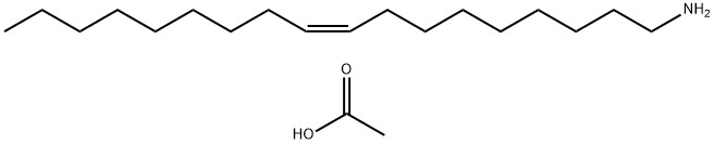 (Z)-9-十八烯-1-胺乙酸盐, 10460-00-1, 结构式