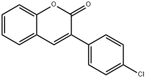 3-(4-氯苯基)-2H-色烯-2-酮 结构式