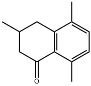3,4-Dihydro-3,5,8-trimethyl-1(2H)-naphthalenone Struktur