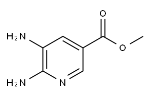 5,6-DIAMINOPYRIDINE-3-CARBOXYLIC ACID METHYL ESTER Structure