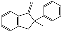 2-甲基-2-苯基-1-茚酮, 10474-32-5, 结构式