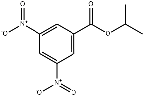 Benzoic acid, 3,5-dinitro-, 1-Methylethyl ester Struktur