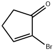 2-溴-2-环戊烯酮, 10481-34-2, 结构式