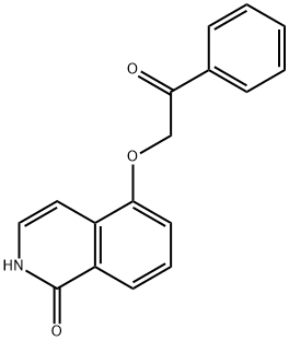 5-(2-Oxo-2-phenylethoxy)-3,4-dihydroisoquinolin-1(2H)-one Structure
