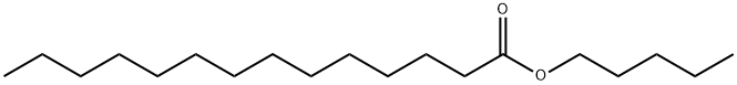 戊基肉豆蔻酸酯 结构式