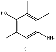 4-amino-2,3,6-trimethylphenol hydrochloride Struktur