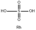 Rhodium(III) sulfate Struktur