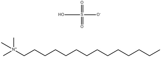 十四烷基三甲基硫酸氢铵 结构式