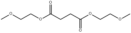 Succinic acid bis(2-methoxyethyl) ester Struktur