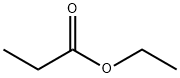 プロピオン酸エチル 化学構造式