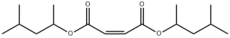 マレイン酸ビス(1,3-ジメチルブチル) 化学構造式