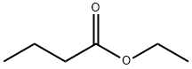 酪酸エチル 化学構造式