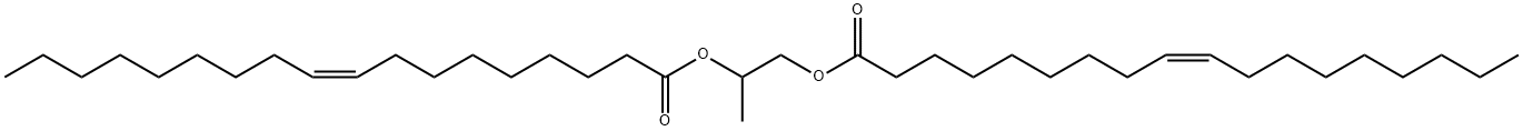 ビス[(Z)-9-オクタデセン酸]1-メチル-1,2-エタンジイル 化学構造式