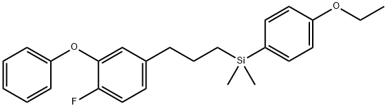 1-[3-[(4-エトキシフェニル)ジメチルシリル]プロピル]-4-フルオロ-3-フェノキシベンゼン