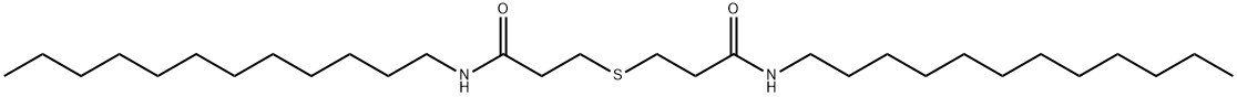 3,3'-硫代二[N-十二烷基丙酰胺] 结构式