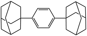 1,1'-(1,4-伸苯基)二金刚烷 结构式