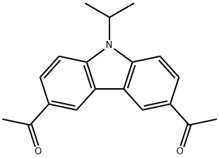 3,6-Diacetyl-9-isopropyl-9H-carbazole 结构式