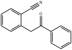 2-(2-氰基苯基)苯乙酮, 10517-64-3, 结构式
