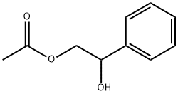 1-苯基-1,2-乙二醇-2-乙酸酯 结构式
