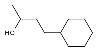 α-メチルシクロヘキサン-1-プロパノール 化学構造式