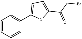 2-溴-1-（5-苯基-2-噻酚）-1-乙酮 结构式