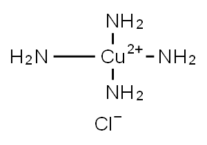 copper tetrammine dichloride Structure