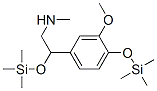 Phenethylamine, 3-methoxy-N-methyl-beta,4-bis(trimethylsiloxy)- Struktur