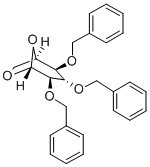 1,6-ANHYDRO-2,3,4-TRI-O-BENZYL-BETA-D-GLUCOPYRANOSE Struktur