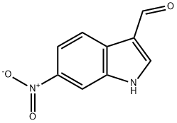 6-硝基吲哚-3-甲醛, 10553-13-6, 结构式