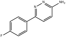 6-(4-氟苯基)哒嗪-3-胺, 105538-07-6, 结构式