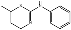 N-(6-METHYLTETRAHYDRO-1,3-THIAZIN-2-YLIDENE)ANILINE Struktur