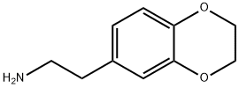 2-(2,3-DIHYDRO-1,4-BENZODIOXIN-6-YL)ETHANAMINE HYDROCHLORIDE Struktur