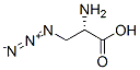 (S)-3-アジド-2-アミノプロピオン酸 化学構造式