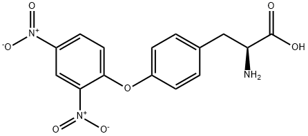 O-2,4-二硝基苯-L-酪氨酸 结构式