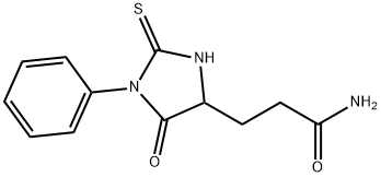 5-Oxo-1-phenyl-2-thioxoimidazolidin-4-propionamid