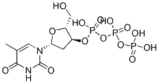 チミジン3'-三りん酸 化学構造式