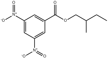 Benzoic acid, 3,5-dinitro-, 2-Methylbutyl ester Struktur
