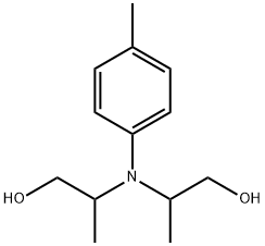 2,2'-(4-メチルフェニルイミノ)ビス(1-プロパノール) 化学構造式