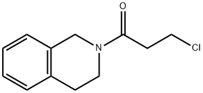 2-(3-chloropropanoyl)-1,2,3,4-tetrahydroisoquinoline Struktur