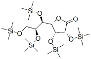 2-O,3-O,5-O,6-O,7-O-Pentakis(trimethylsilyl)-D-glycero-D-gulo-heptonic acid 1,4-lactone 结构式