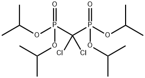 ジクロロメチレンビス(ホスホン酸ジイソプロピル) 化学構造式